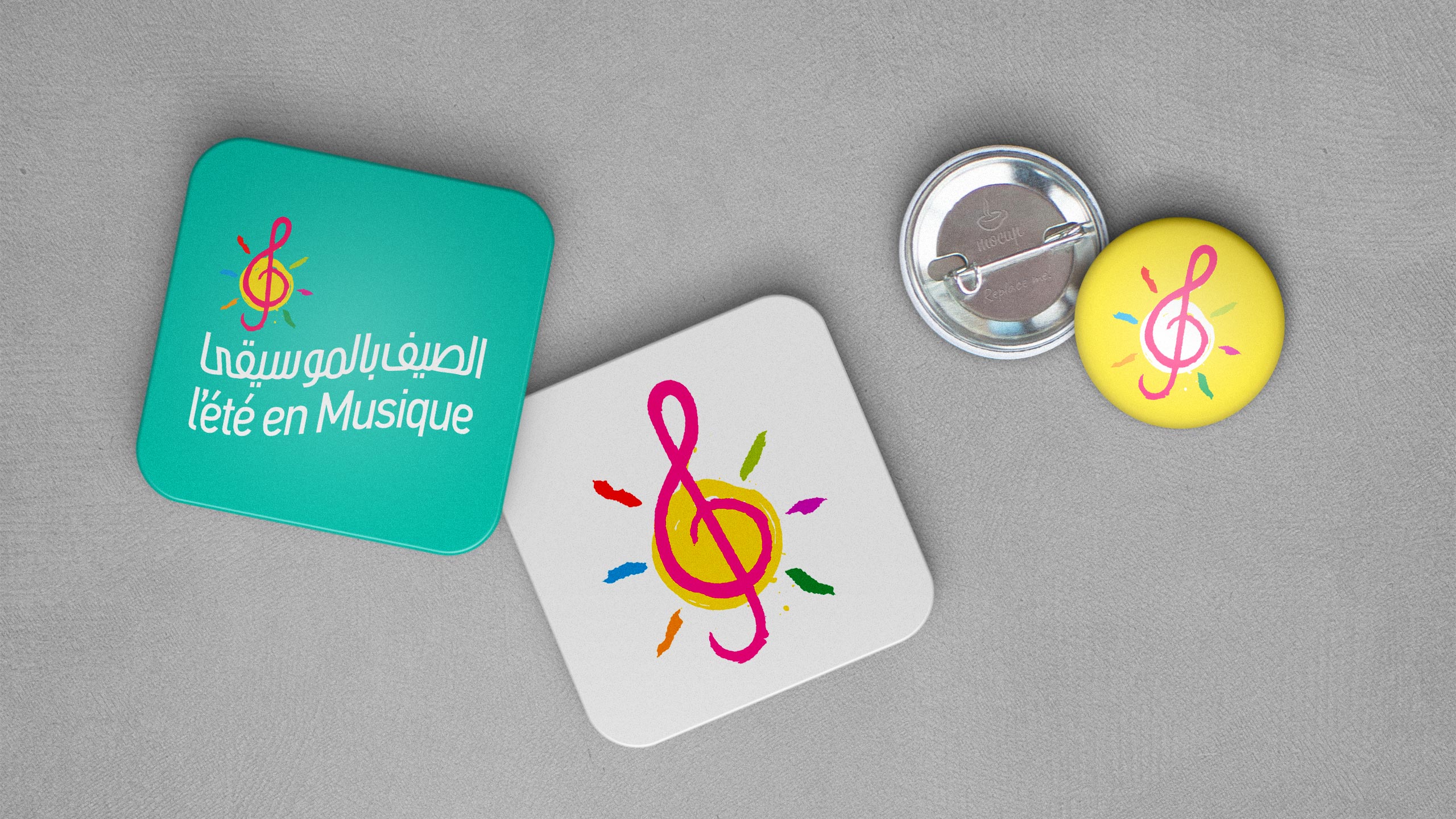 Summer Music Festival - Brand applications on goodies